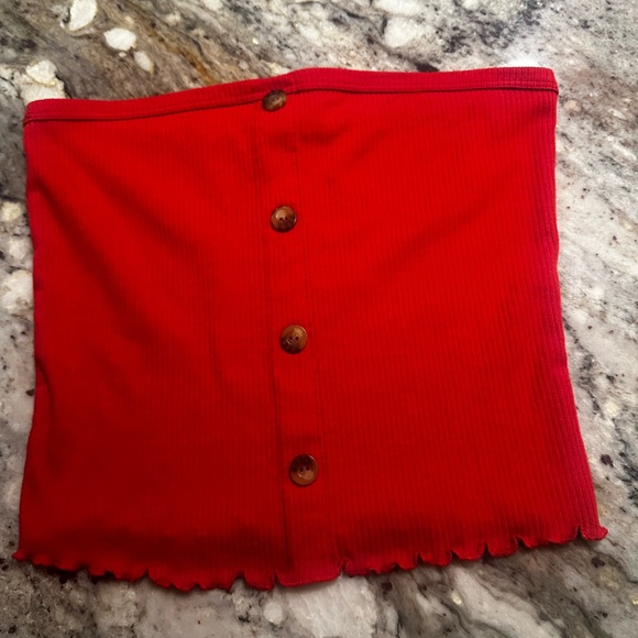 Red medium tube top - Picture 1 of 1